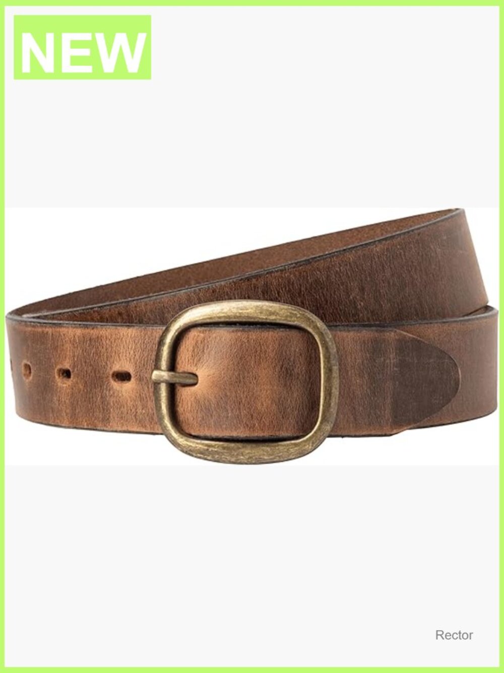 Genuine Full Grain Leather Belt 1.25in for Jeans & Dresses